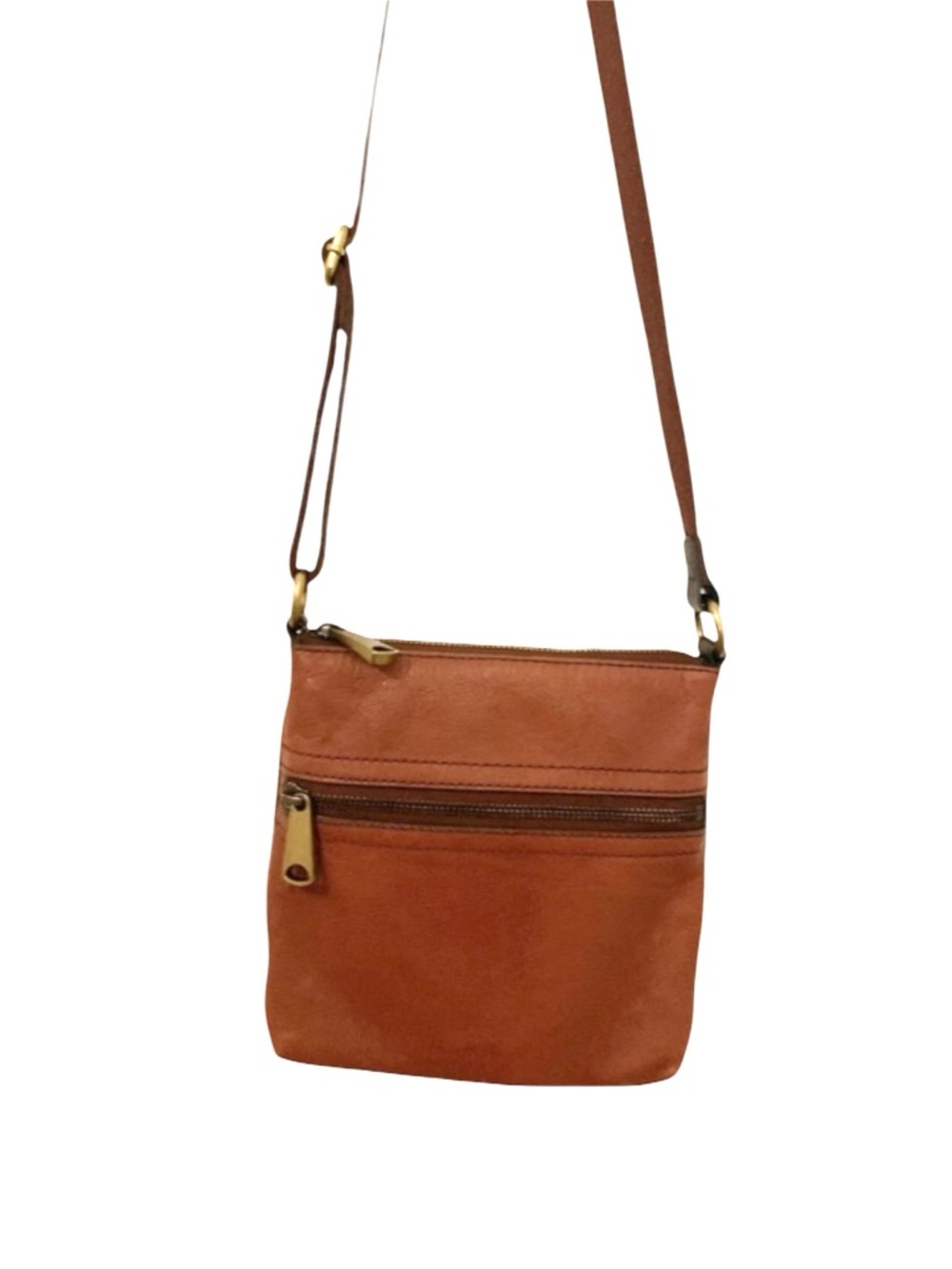 Fossil Brown Leather Bag